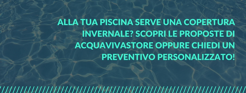 Rimuovere la copertura invernale della piscina