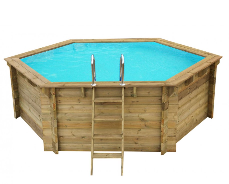 piscina in legno fuori terra