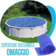 Kit Atlantis piscina diam.350xh132 cm + copertura isotermica