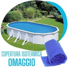 Kit Atlantis piscina 610x375xh132 cm + copertura isotermica