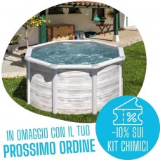 Piscina fuori Terra Finlandia Gre diametro 240 cm - h 120 cm	