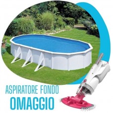 Kit Atlantis piscina 500x300xh132 cm + aspiratore fondo elettrico