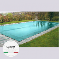 Copertura invernale tesa per piscina 8,05 m x 4,36 m