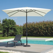 Ombrellone da giardino quadrato 3x3 fusto antracite