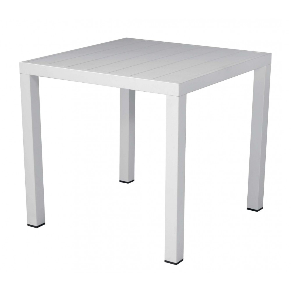 Tavolo in alluminio bianco San Vincenzo 
