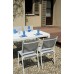 Tavolo in alluminio bianco Naxos allungabile