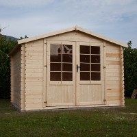 Casetta in legno giardino Mary 300 cm x 300 cm - h 235 cm