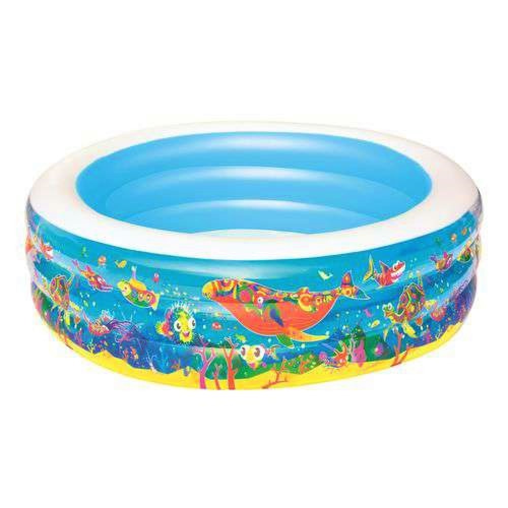 Bestway - Piscina gonfiabile Acquario Fantastico con Scivolo – Iperbimbo