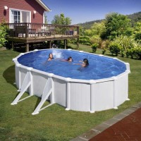 Atlantis piscina fuori terra Gre 610 cm - 375 cm - h 132 cm