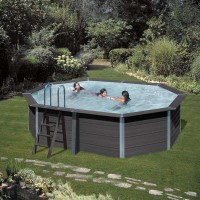 Avantgarde piscina fuori terra Gre 524 cm - 386 cm - h 124 cm