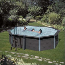 Avantgarde piscina fuori terra Gre 524 cm - 386 cm - h 124 cm