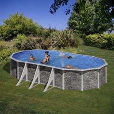 Cerdena piscina fuori terra Gre 730 cm - 375 cm - h 120 cm