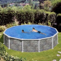 Corcega piscina fuori terra Gre diametro 550 cm - h 132 cm