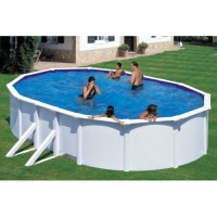 Fidji piscina fuori terra Gre 610 cm - 375 cm - h 120 cm