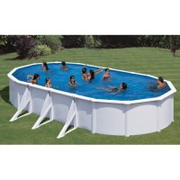 Fidji piscina fuori terra Gre 730 cm - 375 cm - h 120 cm