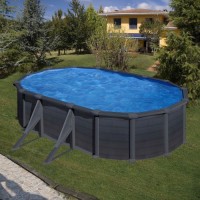 Granada piscina fuori terra Gre 610 cm - 375 cm - h 132 cm