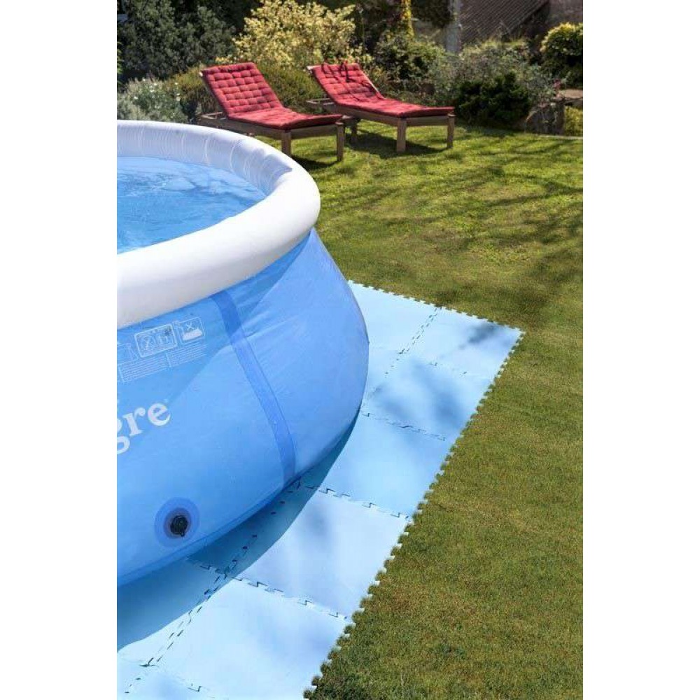 Proteggi fondo piscina blu Gre