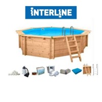 Piscina in Legno Bali tonda 355 cm - h 116 cm 