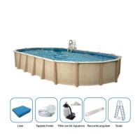 Century piscina fuori terra 850 cm - 490 cm - h 132 cm