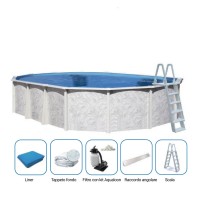 Diana piscina fuori terra 850 cm - 490 cm - h 132 cm