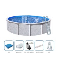 Diana piscina fuori terra diametro 550 cm - h 132 cm