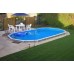 Century piscina fuori terra 850 cm - 490 cm - h 132 cm