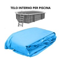 Liner per piscina in legno Interline 640 cm - 400 cm - h 136 cm ovale