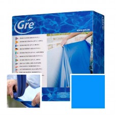 Liner Gre 1000 cm - 550 cm - h 132 cm azzurro - colgante sp. 40/100