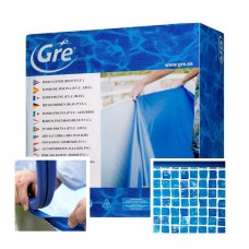 Liner Gre 500 cm - 300 cm - h 132 cm mosaico - colgante sp. 50/100