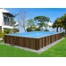 Piscina in Legno Bali quadrata 210 cm - 210 cm - h 78 cm 