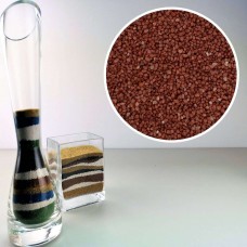 Sabbia decorativa rossa 0,7/1,2 mm sacco da 1Kg