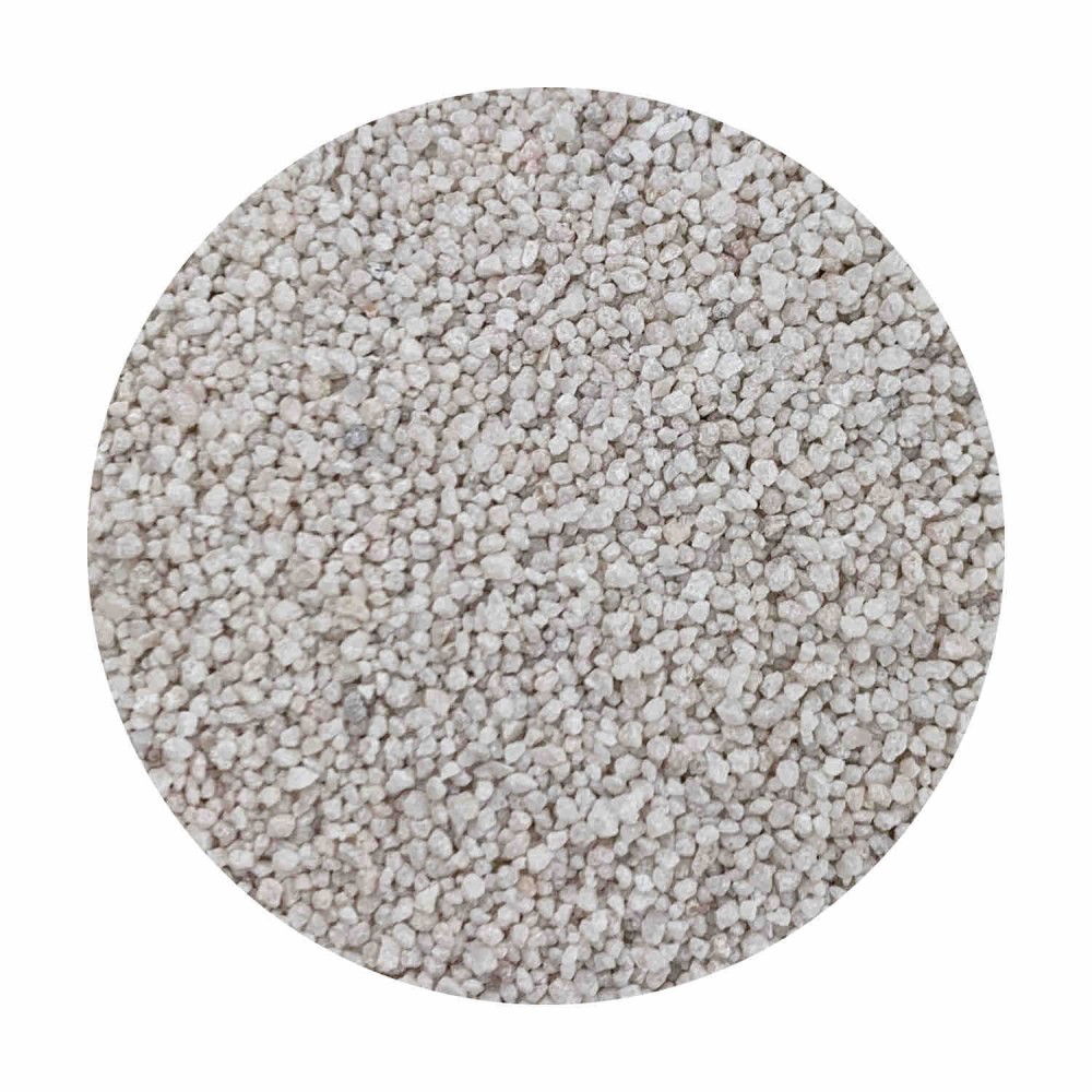 Sabbia decorativa bianca avorio 0,7 / 1,2 mm sacco da 25 Kg