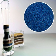 Sabbia decorativa blu 0,7/1,2 mm sacco da 1Kg