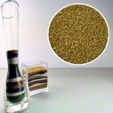 Sabbia decorativa giallo ocra 0,7/1,2 mm sacco 1kg