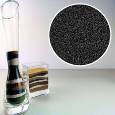 Sabbia decorativa nera 0,7/1,2 mm sacco da 1Kg