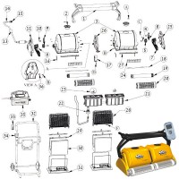 Ricambi robot Dolphin 2x2 Gyro