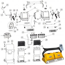 Ricambi robot Dolphin 2x2 Gyro