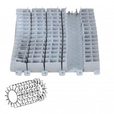 Spazzola corta PVC comb. grigia robot Dolphin 