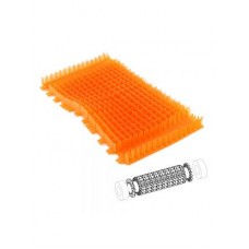 Spazzola lunga PVC comb. arancione robot Dolphin