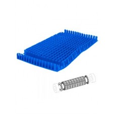 Spazzola lunga PVC comb. blu robot Dolphin Luminus