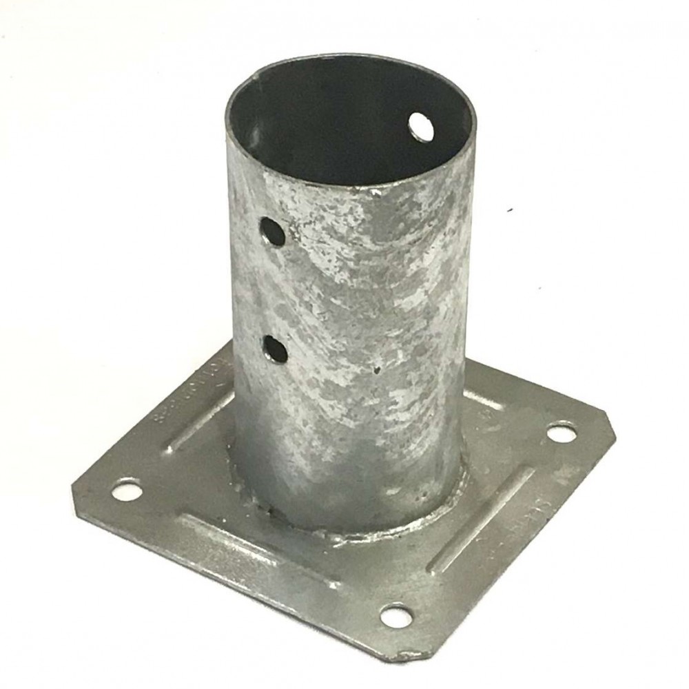 Portapilastro a bicchiere per palo tondo 8 cm  