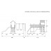 Torre in legno doppia 410 cm x 480 cm - h 280 cm