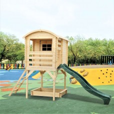 Casetta per bambini in legno Joy 163 cm x 118 cm - h 265 cm