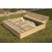 Sabbiera per bambini in legno Smart