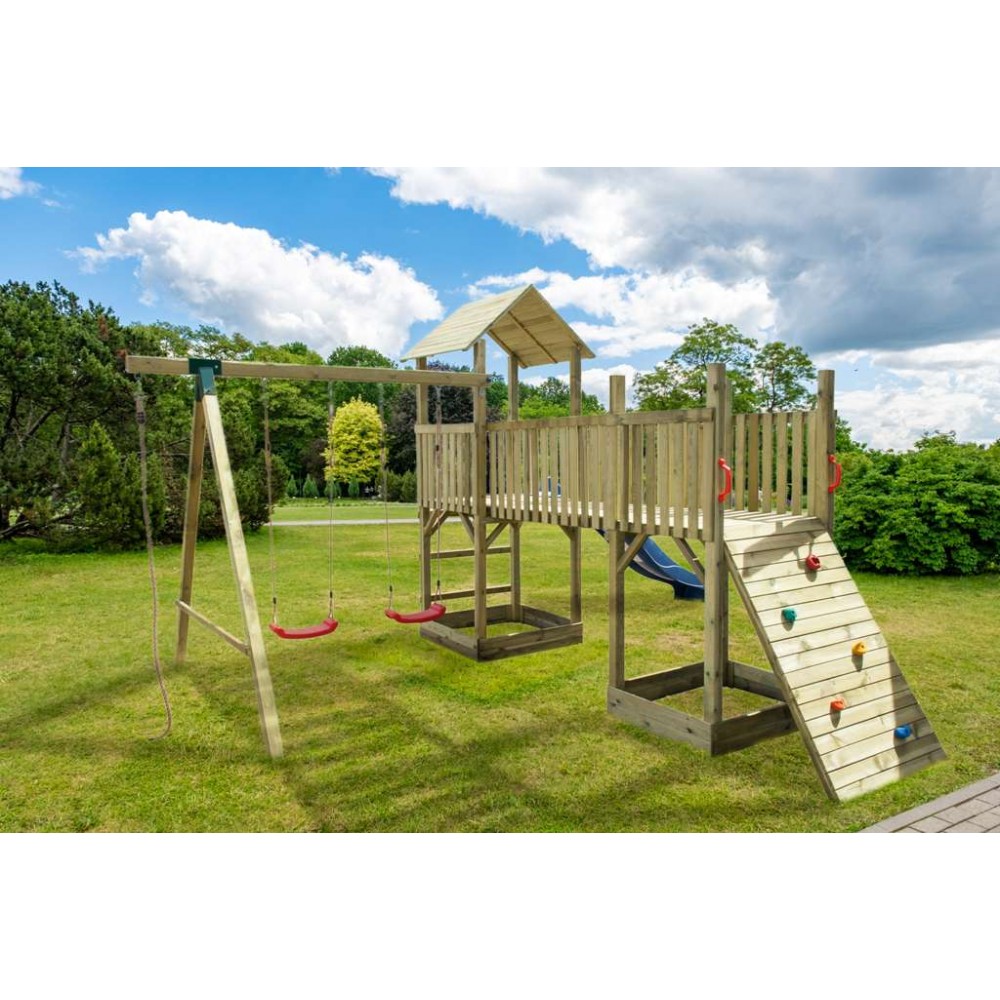 Torre in legno doppia 410 cm x 480 cm - h 280 cm