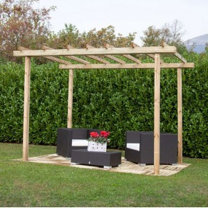 Pergole gazebo da giardino in legno