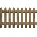 Steccato mezzo palo in legno h cm 80 - lung. 200