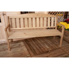 Panca in legno Delia tre posti 