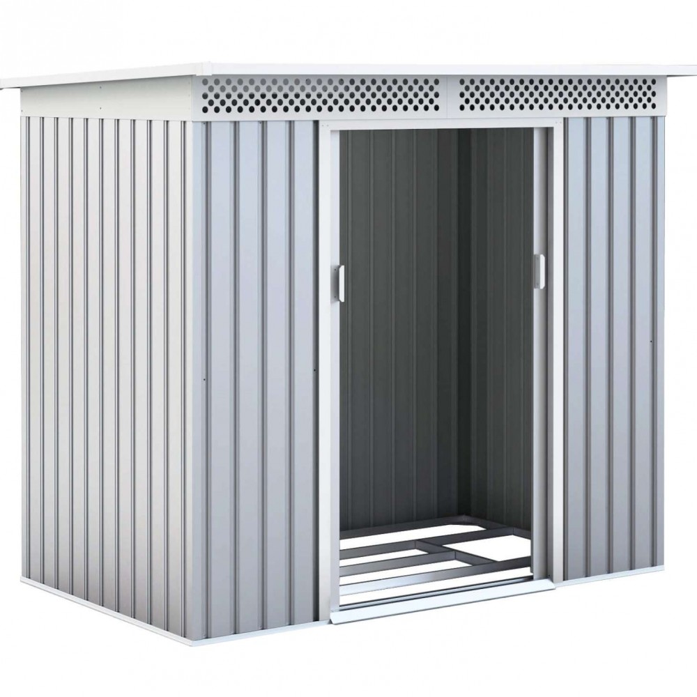 Box in acciaio zincato Silver 277 cm x 206 cm x h 187 cm 