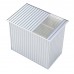 Box in acciaio zincato Silver 277 cm x 206 cm x h 187 cm 